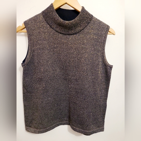 TanJay Sleeveless Sheath Sweater - Small Petite - Picture 1 of 5